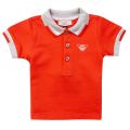 Baby Orange Small Logo S/s Polo Shirt 19782 by Armani Junior from Hurleys