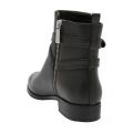 Womens Black Preston Flat Leather Boots 50478 by Michael Kors from Hurleys