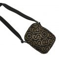 Mens Black/Gold Catch LN NS Logo Mini Crossbody Bag 109149 by BOSS from Hurleys