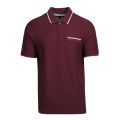 Mens Deep Purple Chorus Tipped S/s Polo Shirt 79229 by Ted Baker from Hurleys
