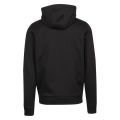 Mens Black Branded Tape Hooded Zip Sweat Top 48781 by Lacoste from Hurleys