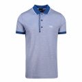 Athleisure Mens Blue Paule 4 Slim Fit S/s Polo Shirt 57048 by BOSS from Hurleys