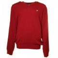 Lambswool V Knit in Berry 49693 by Lyle and Scott from Hurleys