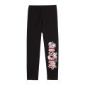 Girls Black Roses Toy Leggings 90674 by Moschino from Hurleys