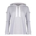 Casual Womens Light Grey Tafrill Hooded Sweat Top 26569 by BOSS from Hurleys