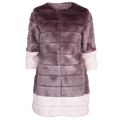Womens Light Grey Argenta Faux Fur Coat 18391 by Ted Baker from Hurleys