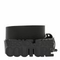 Womens Black Big Logo Belt 55299 by Versace Jeans Couture from Hurleys