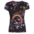 Womens Black Raynee Opulent Fauna S/s T Shirt 22731 by Ted Baker from Hurleys