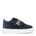 Toddler Navy Logo Velcro Trainers (19-26) 106239 by BOSS from Hurleys
