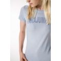 Womens Vapour Blue Cristie Tee S/s T Shirt 106406 by Parajumpers from Hurleys