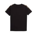 Boys Black Toy Tape S/s T Shirt 47372 by Moschino from Hurleys