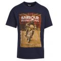 Mens Navy Archive S/s T Shirt 38822 by Barbour International from Hurleys