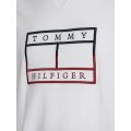 Mens White Linear Flag S/s T Shirt 109875 by Tommy Hilfiger from Hurleys