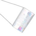 Womens Silver Stitch Logo Hologram Cross Body Bag 101616 by Love Moschino from Hurleys