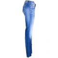 Womens Blue Wash Rose Skinny Fit Jeans
