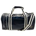 Mens Navy & Ecru Classic Barrel Bag 60183 by Fred Perry from Hurleys