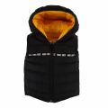 Toddler Yellow Branded Hooded Gilet 45599 by BOSS from Hurleys