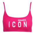 Womens Pink Icon Sports Bra 76793 by Dsquared2 from Hurleys