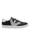 Boys Black Eagle Logo Trainers (28-40) 38102 by EA7 from Hurleys