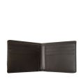 Mens Dark Brown Branded Leather Wallet