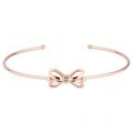 Womens Rose Gold & Crystal Hosanna Mini Bow Fine Cuff Bracelet 24508 by Ted Baker from Hurleys