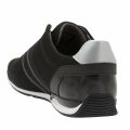 Mens Black Saturn Lowp Knit Trainers 73862 by BOSS from Hurleys