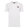 Mens White Small Logo Custom Fit S/s T Shirt 48811 by Paul And Shark from Hurleys
