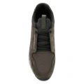 Mens Ivy Branded Perforated Trainers 45748 by Emporio Armani from Hurleys