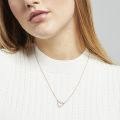 Womens Rose Gold/Crystal Lendra Crystal Heart Pendant Necklace 82810 by Ted Baker from Hurleys