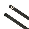 Mens Black/Gold Ginkgo Belt 93607 by Valentino from Hurleys