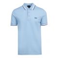 Athleisure Mens Dark Blue Paddy Regular Fit S/s Polo Shirt 73547 by BOSS from Hurleys