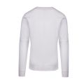 Mens White Taped Logo Detail Crew Sweat Top 57466 by EA7 from Hurleys
