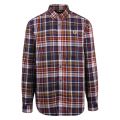 Mens Navy/Red Tartan L/s Shirt 58909 by Fred Perry from Hurleys