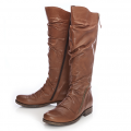 Womens Tan Haylis Knee Boots 99474 by Moda In Pelle from Hurleys
