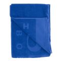 Mens Medium Blue Logo Beach Towel 26794 by BOSS from Hurleys