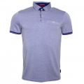 Mens Blue Abadaba Oxford S/s Polo Shirt 33073 by Ted Baker from Hurleys