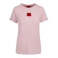 Womens Light Pink TheSlimTee_redlabel S/s T Shirt 95268 by HUGO from Hurleys