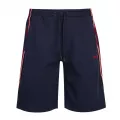 Athleisure Mens Navy Headlo 1 Stripe Sweat Shorts 73512 by BOSS from Hurleys