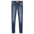 Girls Indigo 710 Super Skinny Knit Denim Jeans 38622 by Levi's from Hurleys