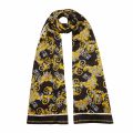 Womens Black New Baroque Large Silk Scarf 80703 by Versace Jeans Couture from Hurleys