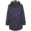 Womens Indigo Printed Lined Parka 66373 by Armani Jeans from Hurleys