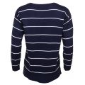 Lifestyle Womens Navy & Cloud Barnavle Knitted Jumper 69311 by Barbour from Hurleys