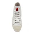 Womens White Recycled Hi Tops 82288 by Love Moschino from Hurleys