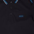 Athleisure Mens Black Paule 1 Tipped Slim Fit S/s Polo Shirt 36891 by BOSS from Hurleys