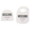 Baby White 3 Piece Babygrow Set 47312 by Moschino from Hurleys