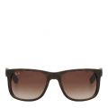 Light Havana RB4165 Justin Rubber Sunglasses 14480 by Ray-Ban from Hurleys