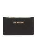 Womens Black Saffiano Card Purse 35113 by Love Moschino from Hurleys
