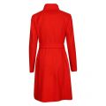 Womens Brick Red Ellgenc Long Wool Wrap Coat 50744 by Ted Baker from Hurleys