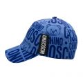 Boys Blue Toy Tonal Toy Print Cap 87835 by Moschino from Hurleys
