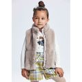 Girl Taupe Faux Fur Gilet 94028 by Mayoral from Hurleys